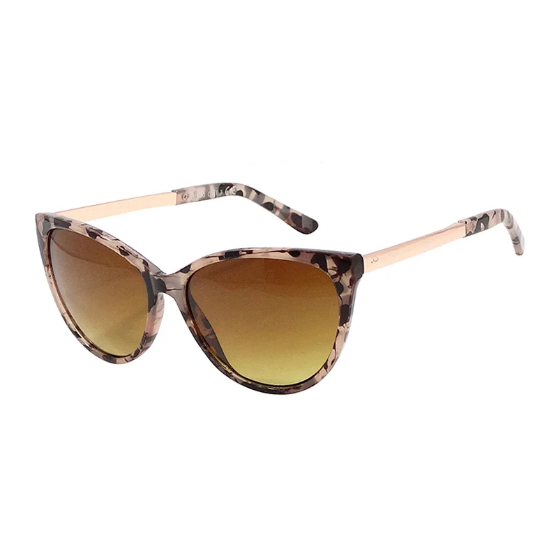Lady Plastic& Metal Fashion Sunglasses PS-904010