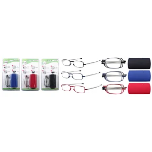 Unisex Metal Foldable Reading Glasses PKG-162