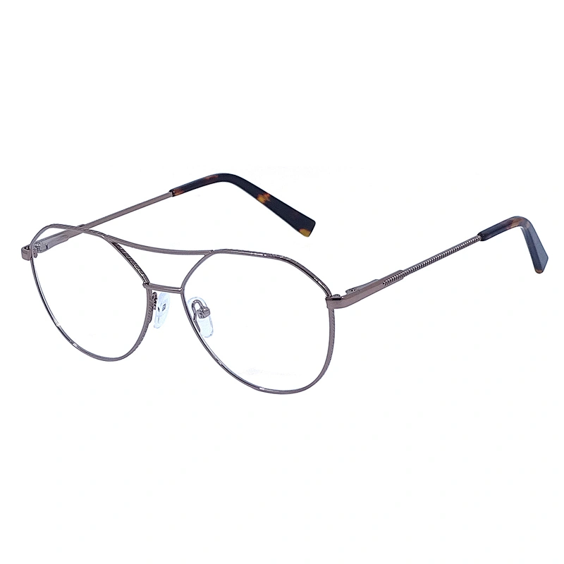 Lady metal fashion optical frame polygon PF-M0199