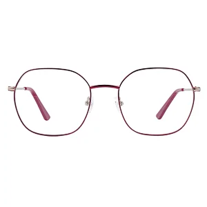 Lady metal fashion optical frame hexagon PF-M0206