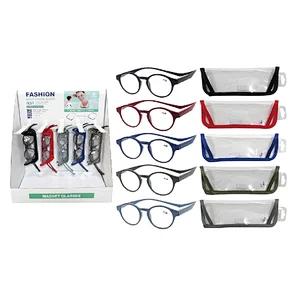 Unisex Plastic Megnetic Reading Glasses D1598