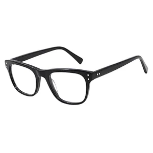 Rectangular Frame Acetate Glasses