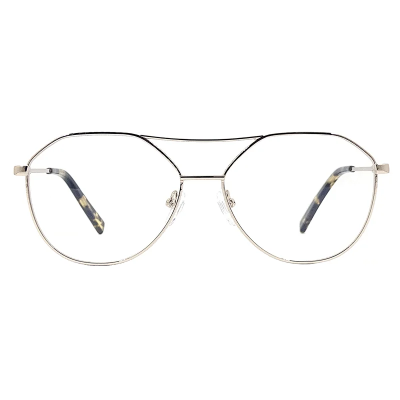 Lady metal fashion optical frame polygon PF-M0199