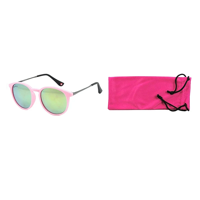 Kids Polarized Aviator Sunglasses & Microfiber Pouch