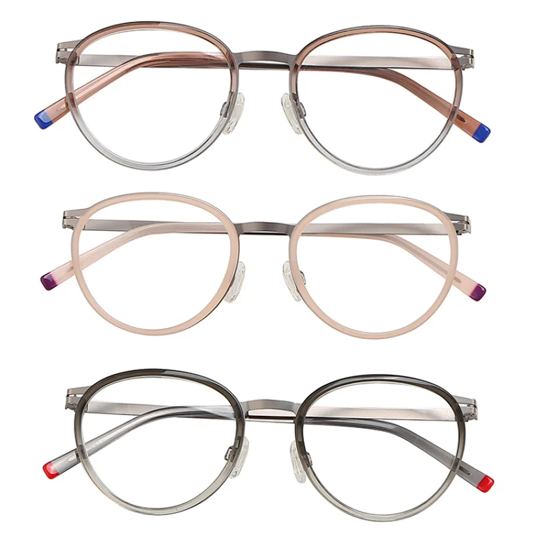Unisex Polishing Acetate Glasses Frames