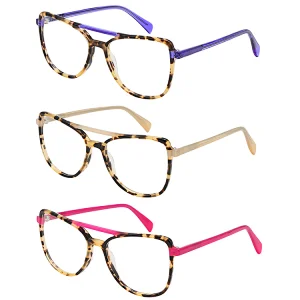 Square Frame Acetate Glasses
