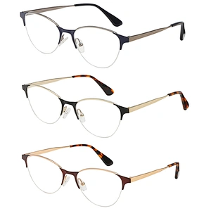 Half Rim Metal Eyeglass Frames