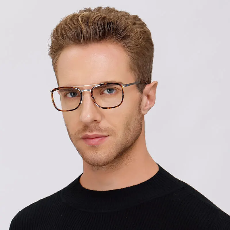 Man Handmade Acetate Glasses Frame
