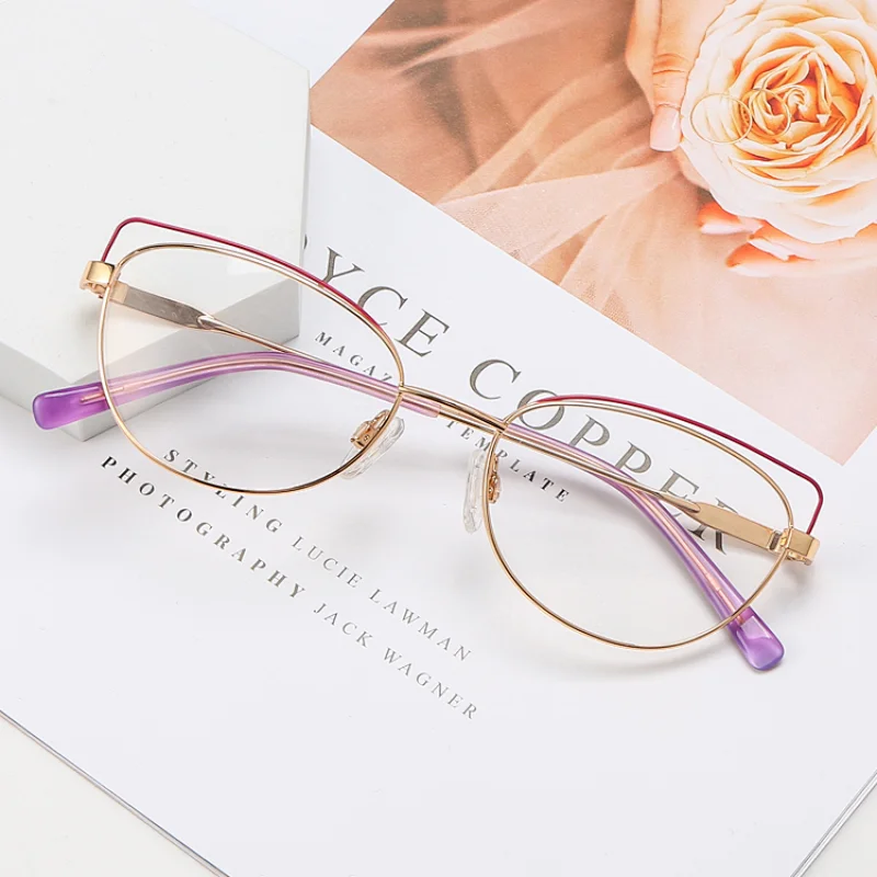 Metal Cat-Eye Optical Frames
