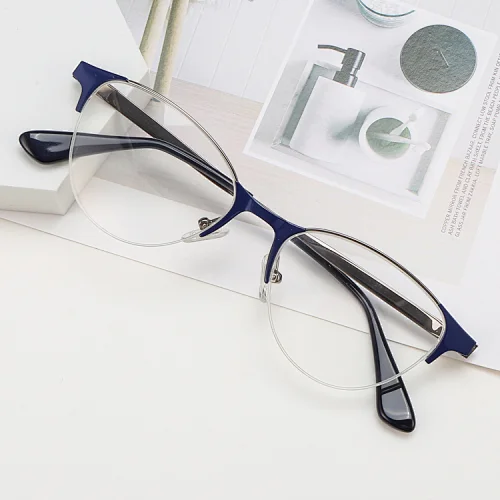 Half Rim Metal Eyeglass Frames