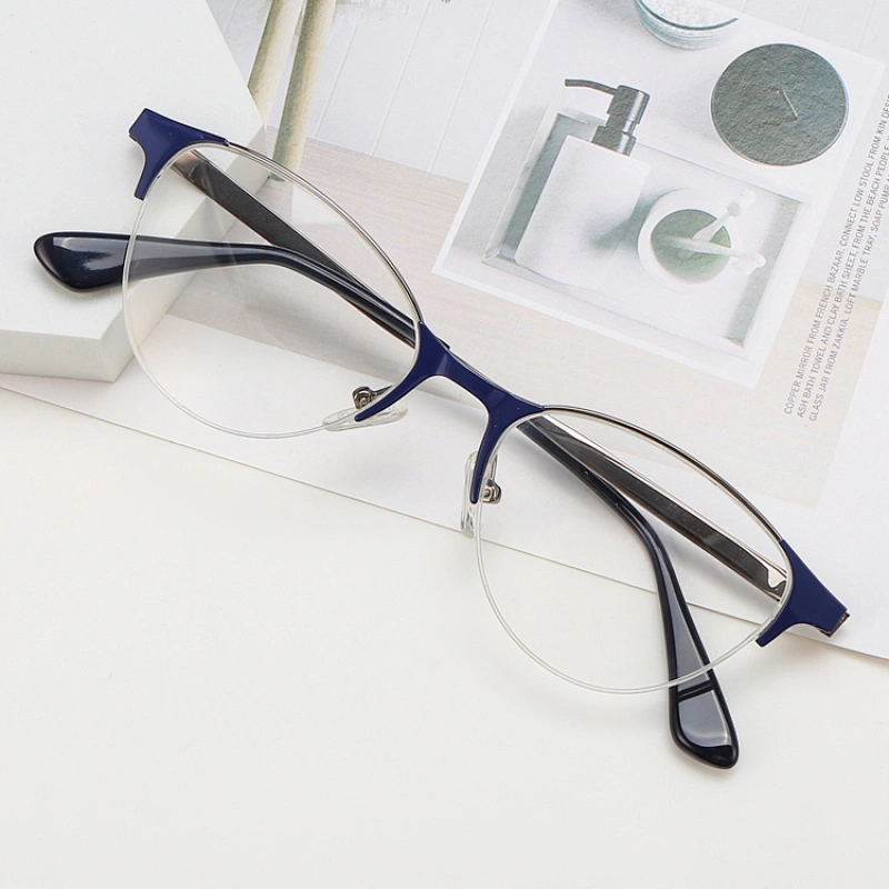 Half Rim Metal Eyeglass Frames