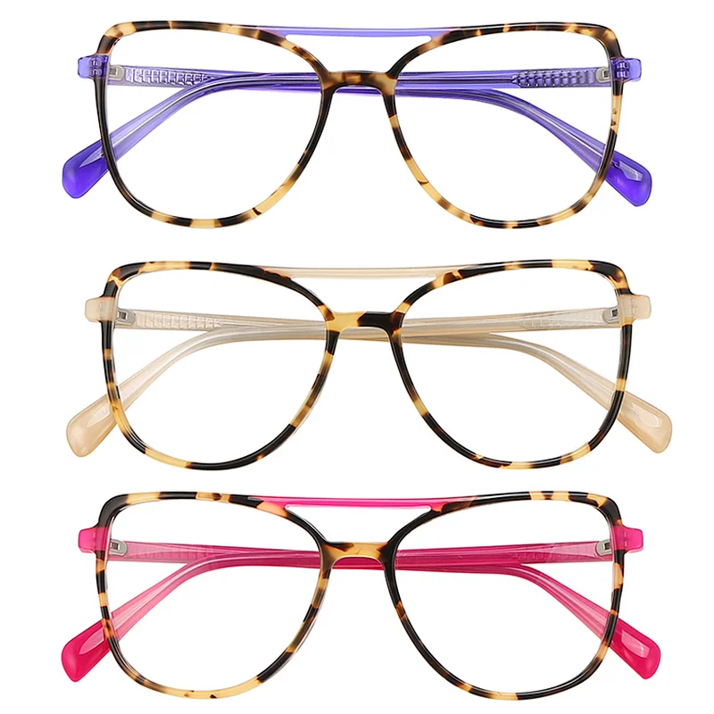 Square Frame Acetate Glasses