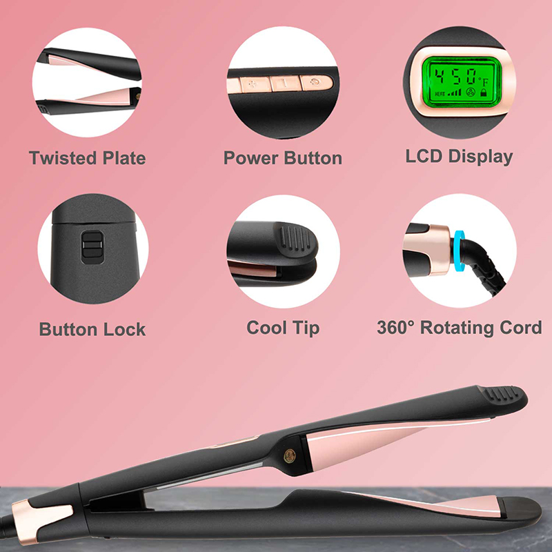 Twist hair clearance iron