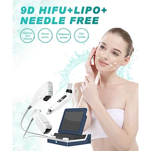 Beauty salon use rf needle machine anti-wrinkle 3 in 1 hifu + lipo + needle