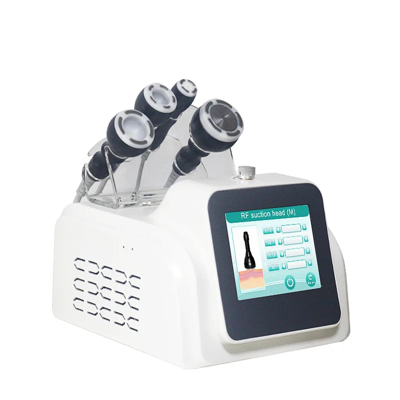 RF vacuum cavitation machine for body weight loss and face lifting and lymphatic drainage