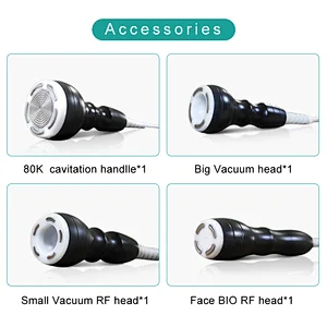 Korean RF vacuum cavitation machine for body shape and face lifting and lymphatic drainage