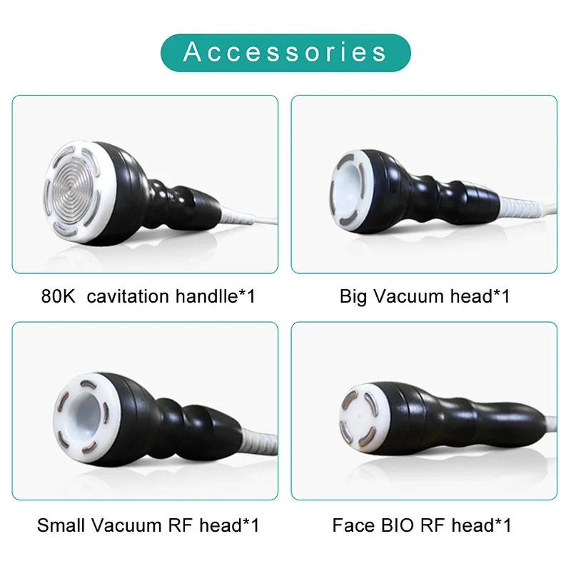 Korean RF vacuum cavitation machine for body shape and face lifting and lymphatic drainage