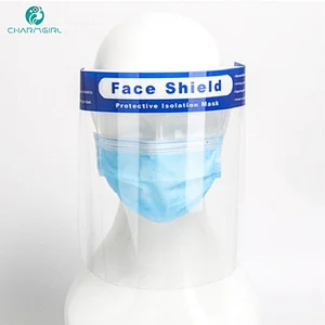 Anti-Fog Protective Transparent Safety Face Shield Custom with Foam Band