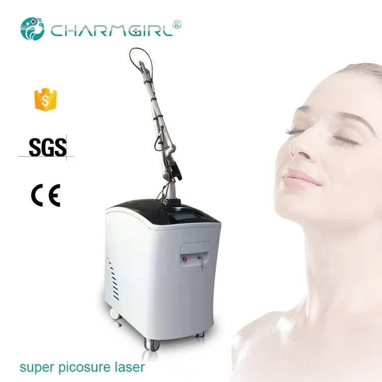 C 1064nm 532nm 755nm picosecond laser machine for tattoo removal