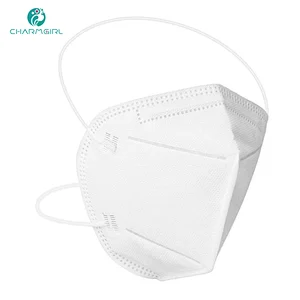Meizi 5 layers high quality non-woven and melt-blown fabric breathable KN95 face mask with earloop
