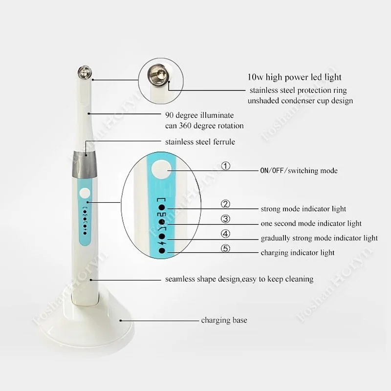 curing light dental , dental light curing machine , led rainbow curing