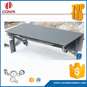CSE19-AS028 1000mm Gray Escalator Aluminum Step in 35 Degree without Demarcation with Index Pins Good Price for 506NCE