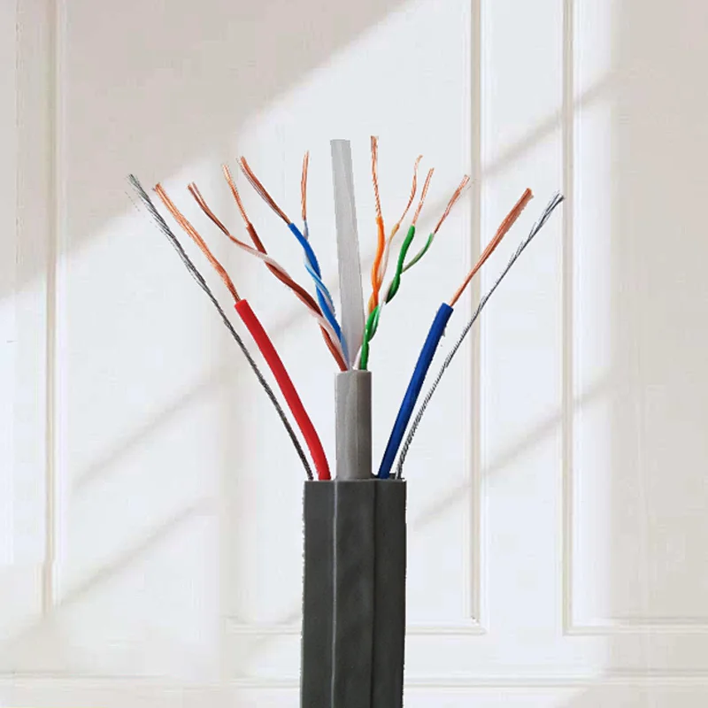 Elevator monitoring network cable
