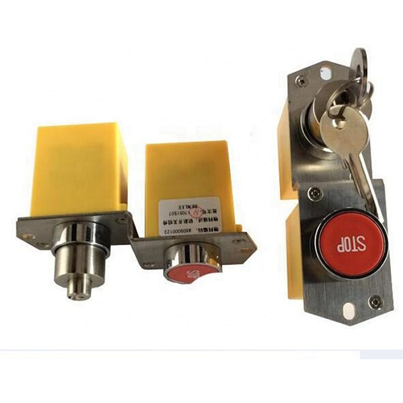 Escalator Stop Button and Key Switch