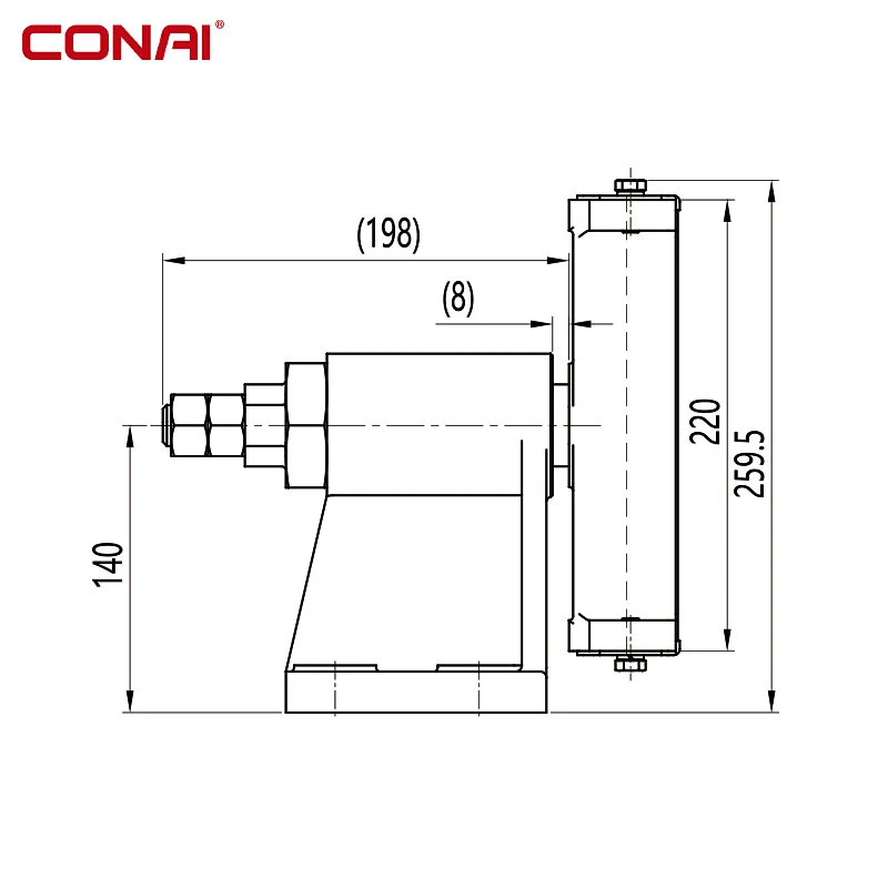 Sliding guide shoe