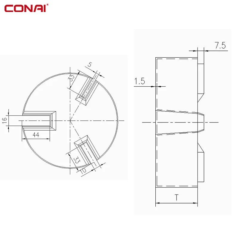 Elevator Parts Car Guideshoe Oil Cup Round Oil Collector