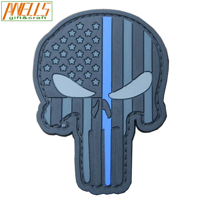 soft pvc label rubber patch for clothes