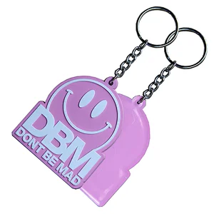 custom designed rubber keychain