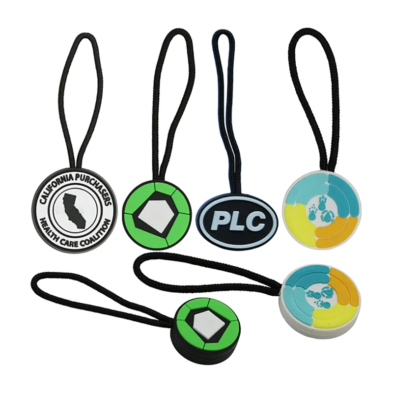 soft pvc zipper puller