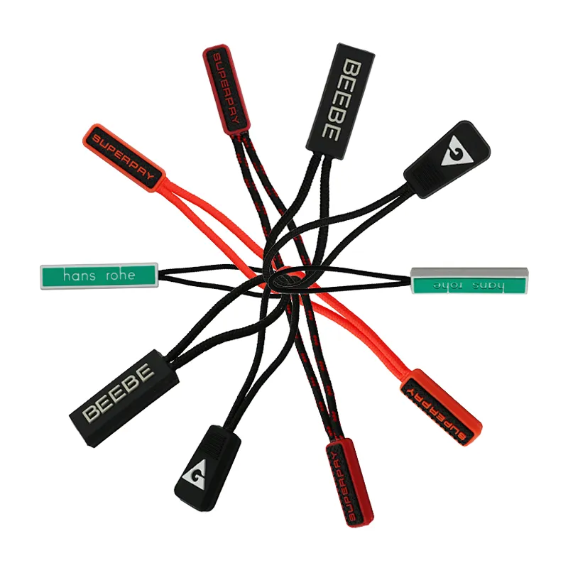 soft pvc zipper puller