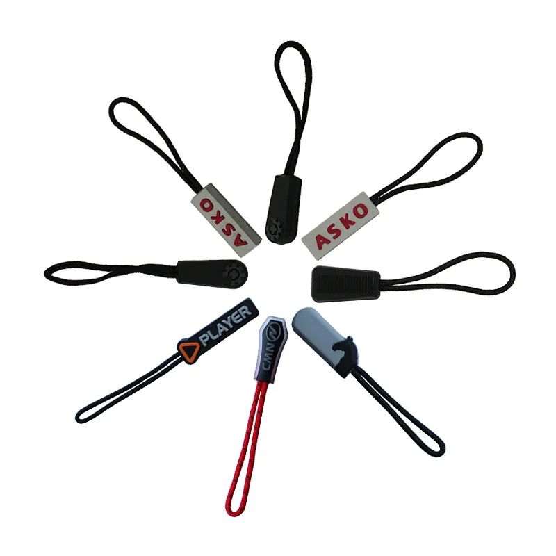 soft pvc zipper puller
