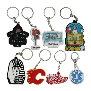 custom soft pvc keychain
