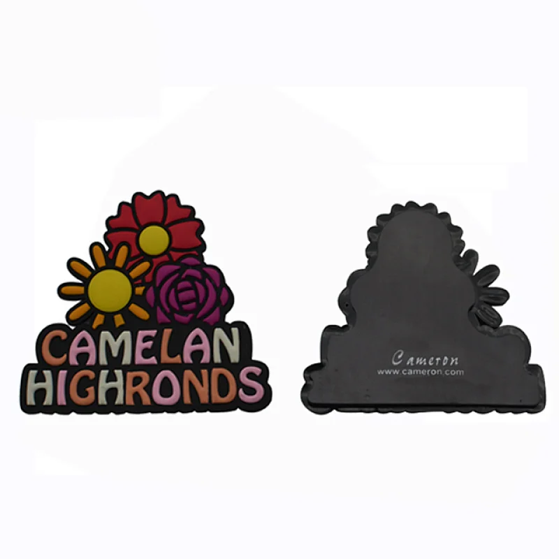 flower pvc fridge magnet