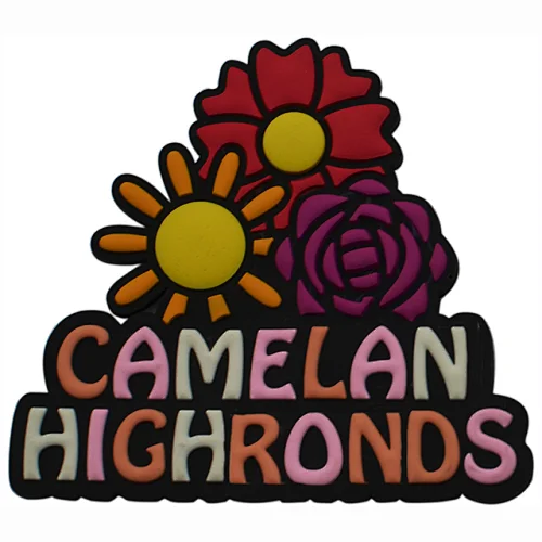 flower pvc fridge magnet