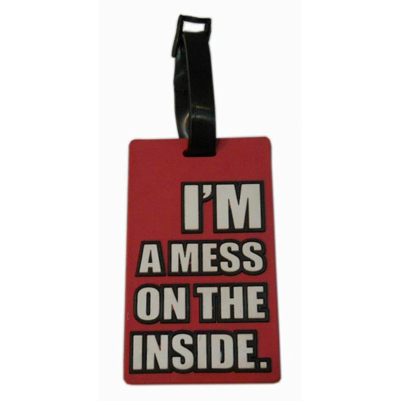 cartoon travel luggage bag ,soft pvc luggage tags