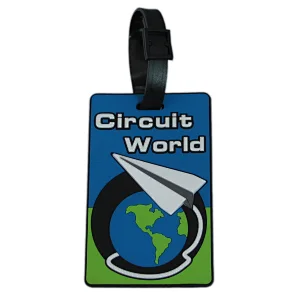 rubber luggage tags custom