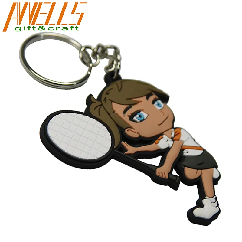 custom soft pvc keychain