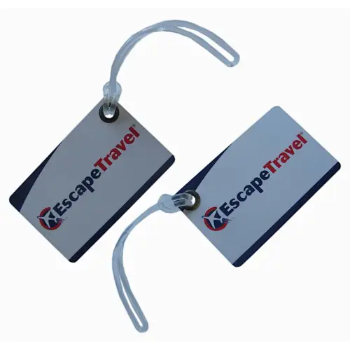 hard pvc luggage tag