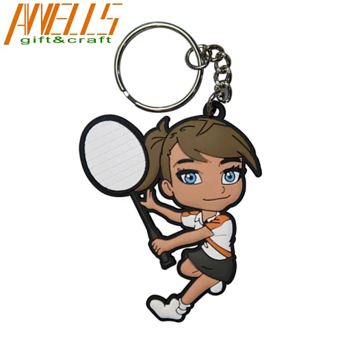custom soft pvc keychain
