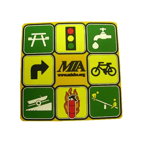 rubber coaster soft pvc coaster