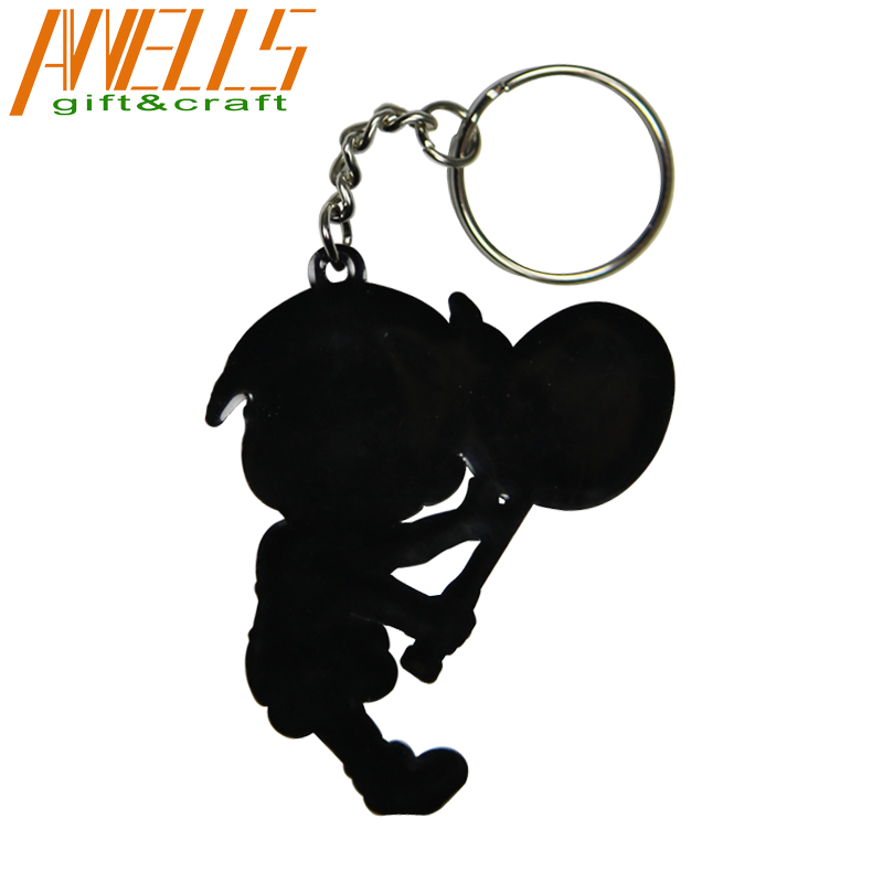custom soft pvc keychain
