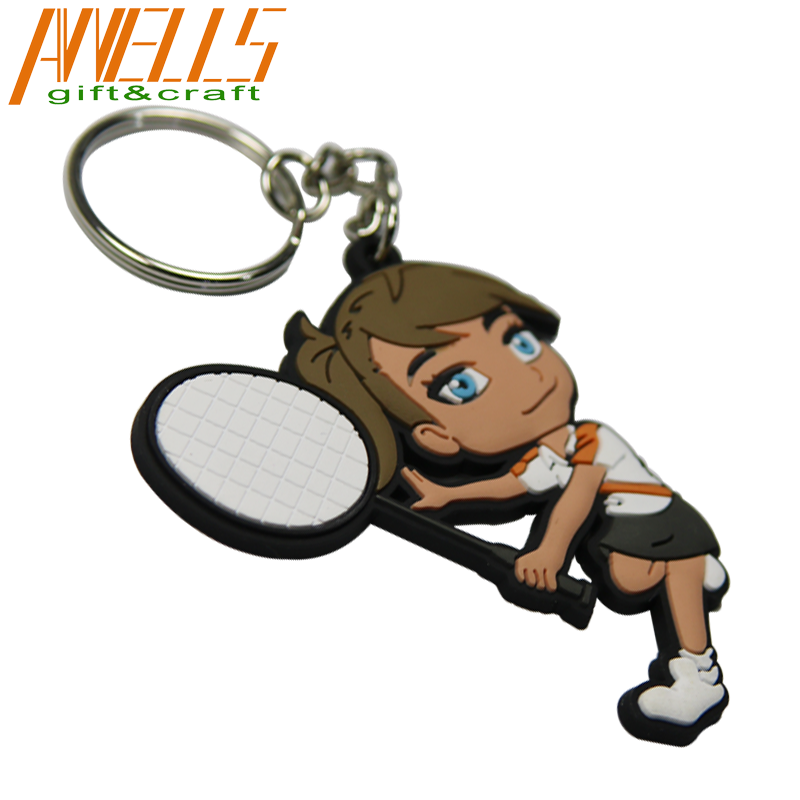 custom soft pvc keychain