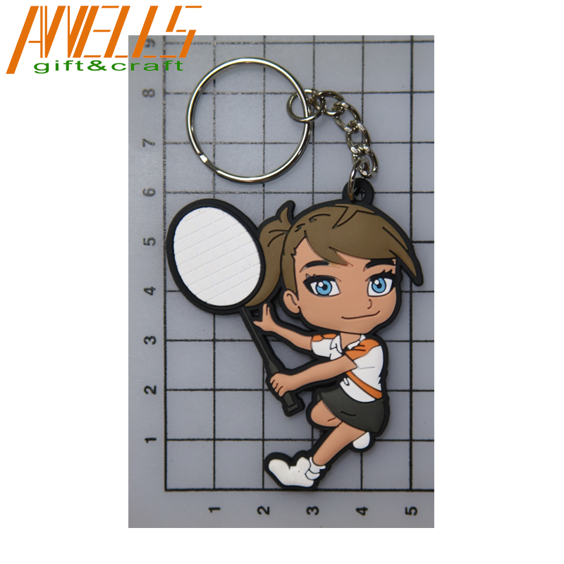 custom soft pvc keychain