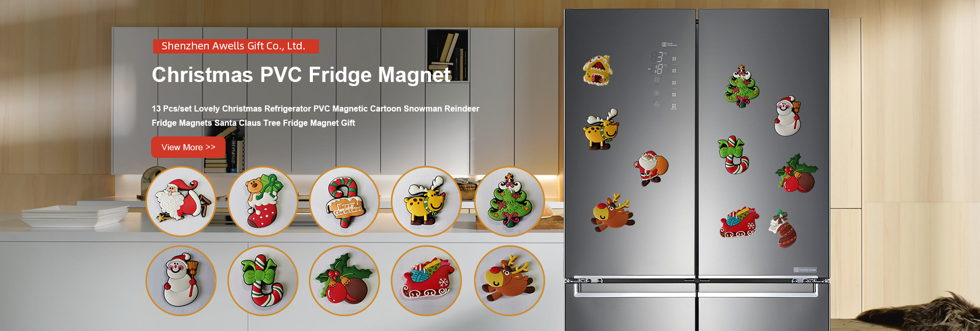 Construction Bulldozer PVC Fridge Magnet