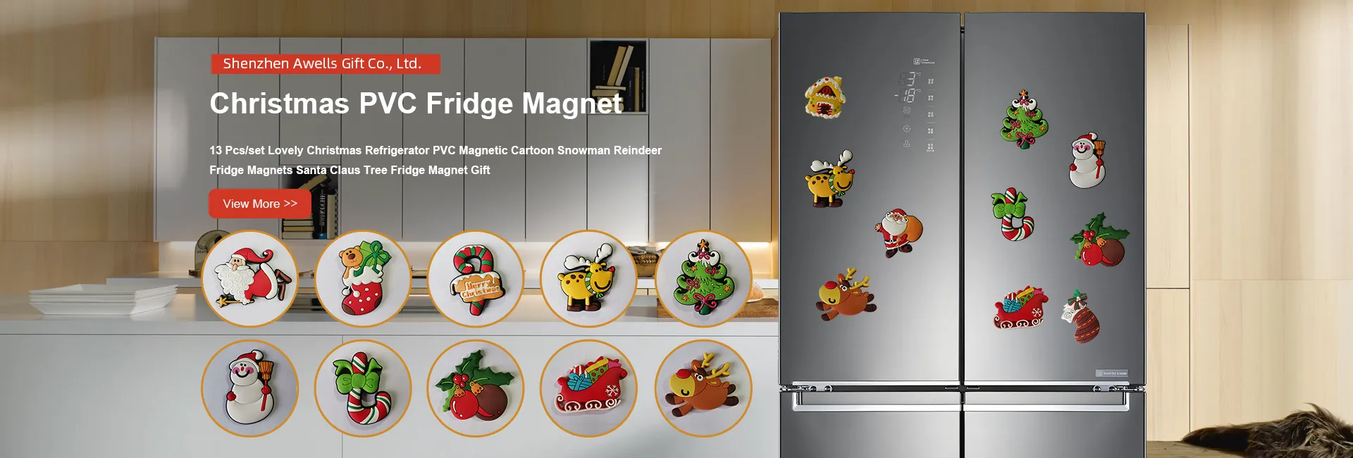 2d pvc fridge magnet