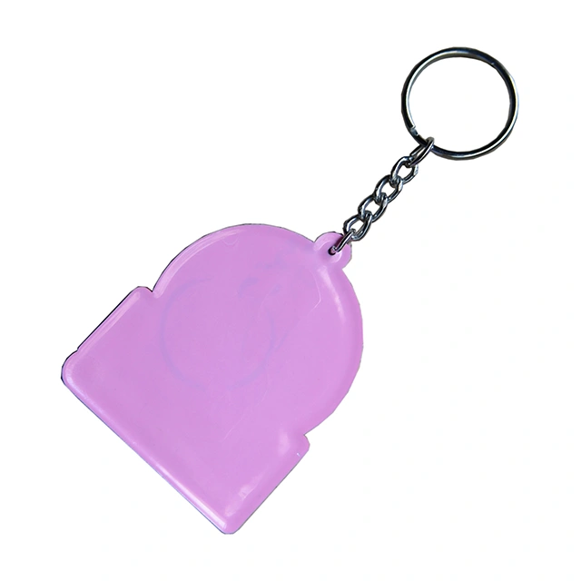 custom designed rubber keychain